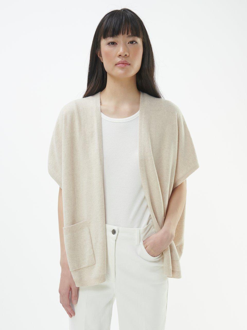 Peter Hahn - Vest met aangeknipte mouwen