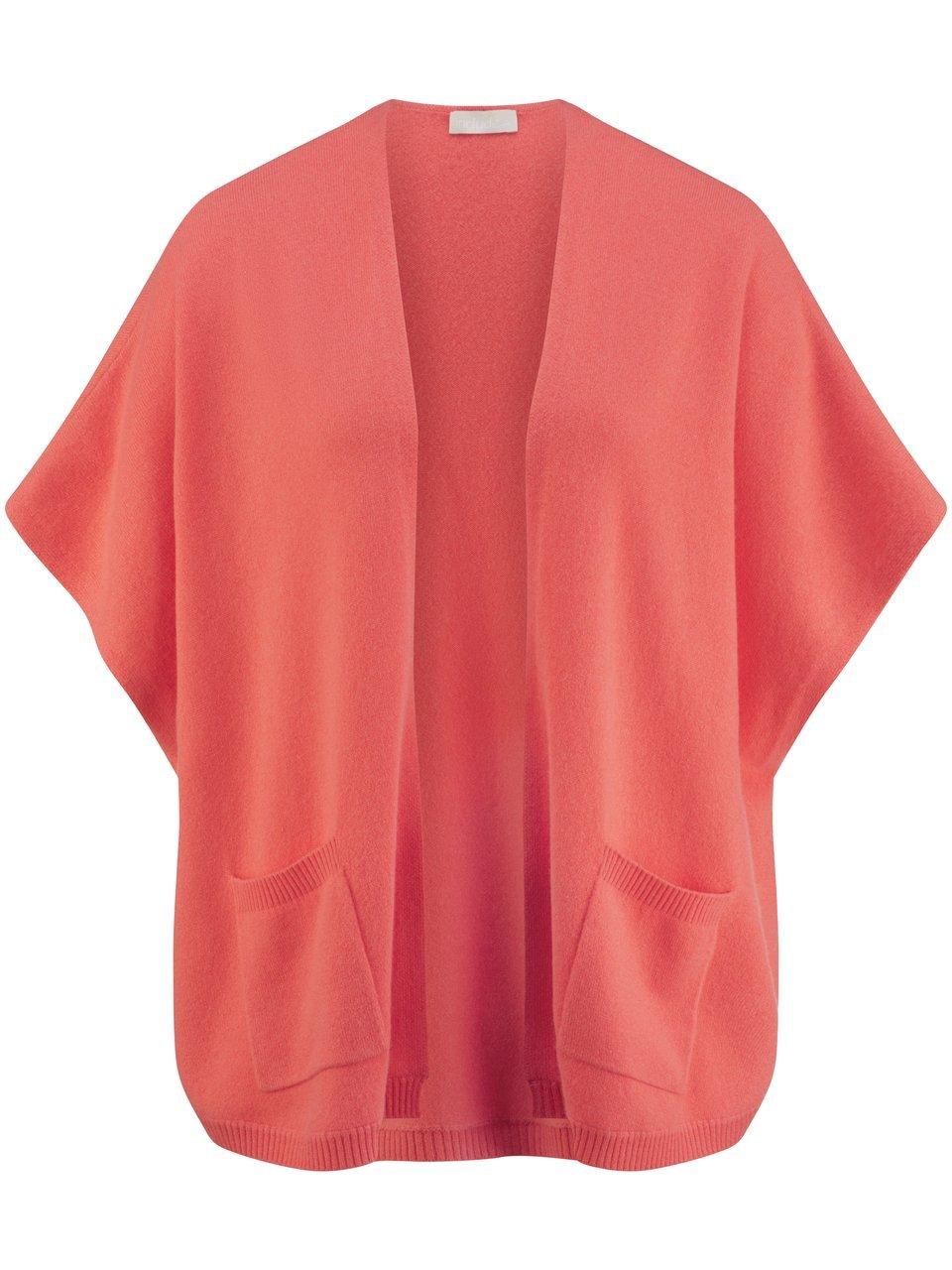 Peter Hahn Vest aangeknipte mouwen Van  rood