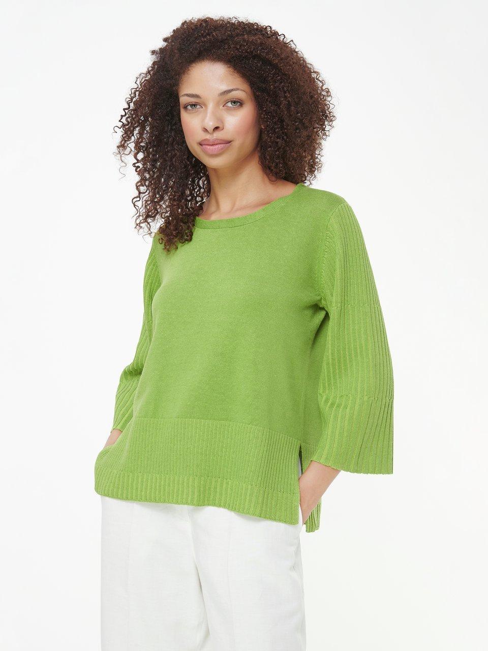 Peter Hahn - Rundhals-Pullover mit 3/4-Arm