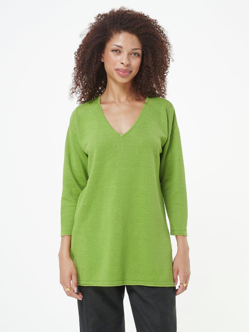 Peter Hahn - V-Pullover mit 3/4-Arm