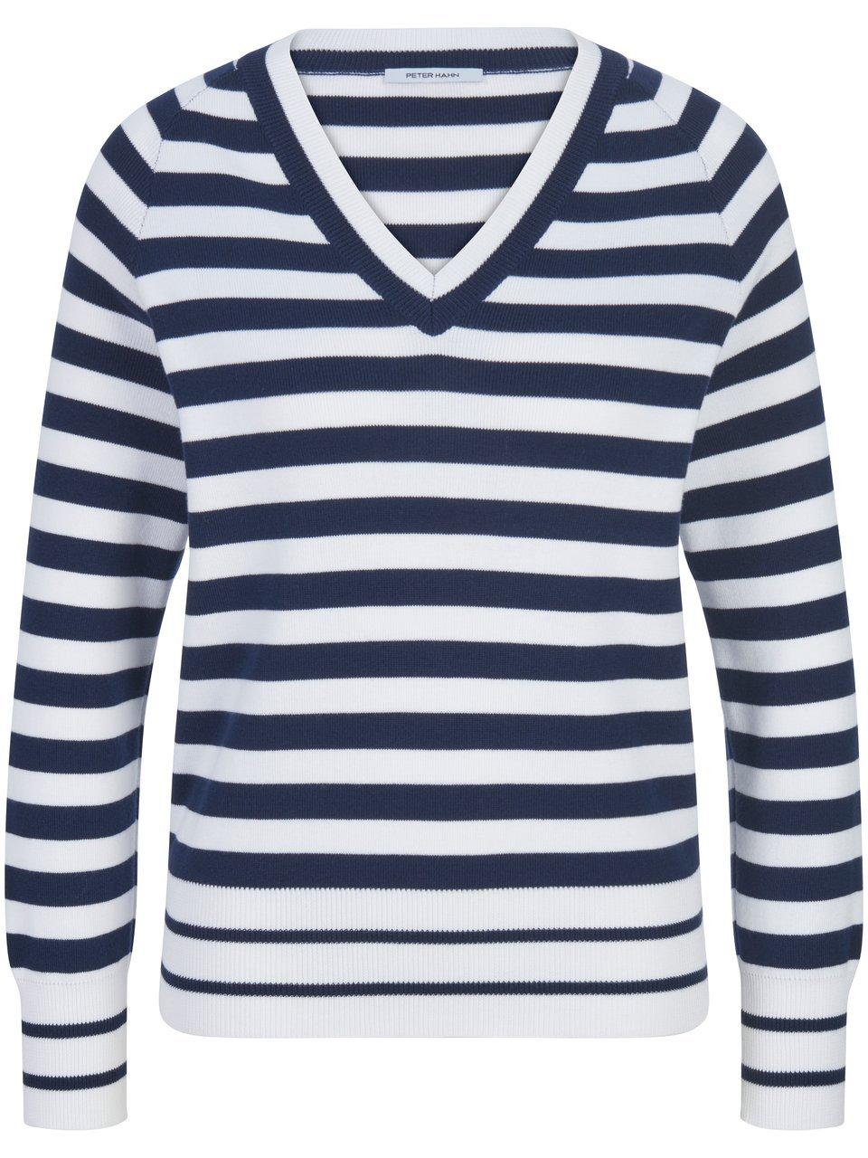 V-Pullover aus 100% SUPIMA®-Baumwolle Peter Hahn mehrfarbig günstig online kaufen