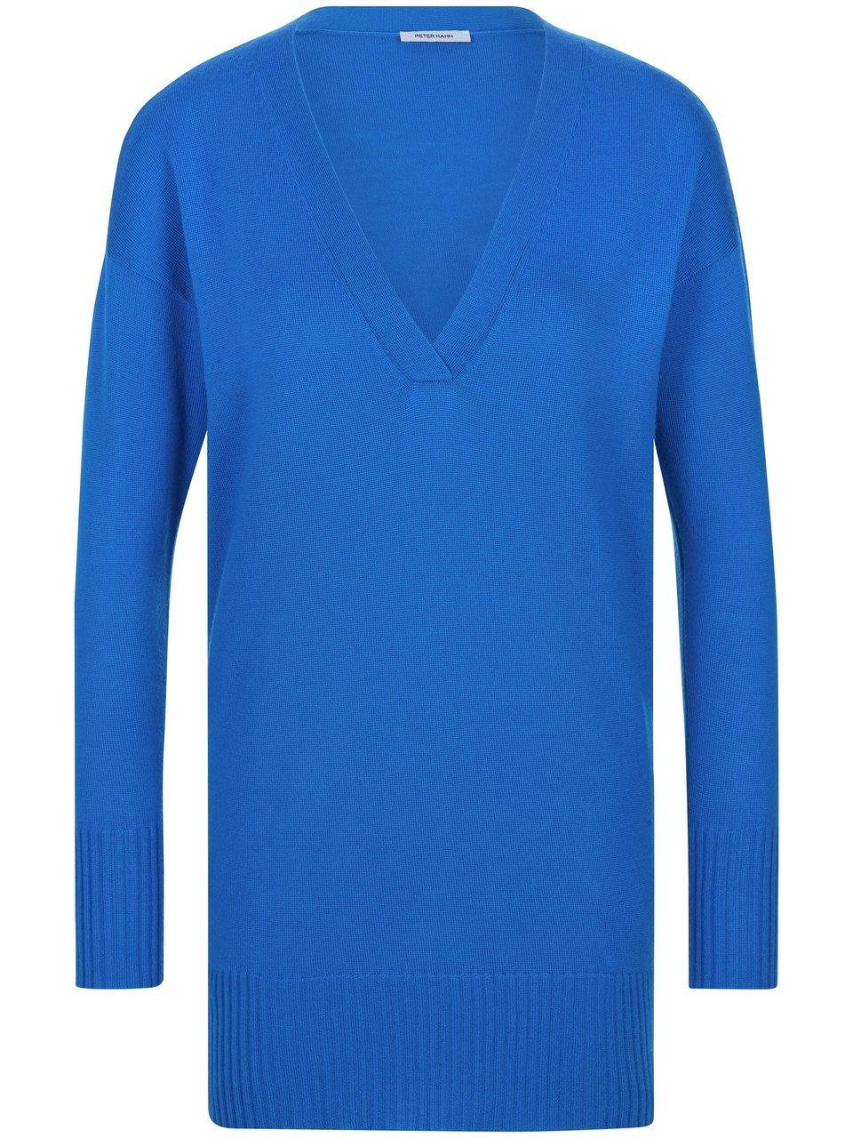 V-Pullover Peter Hahn blau günstig online kaufen