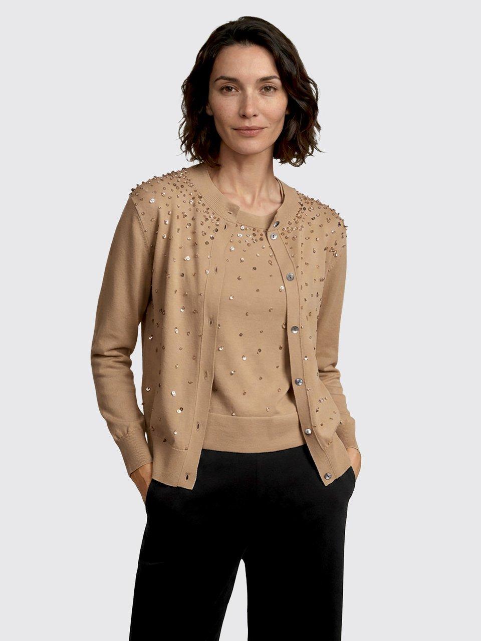 St. Emile - Strickjacke mit Rundhals-Ausschnitt