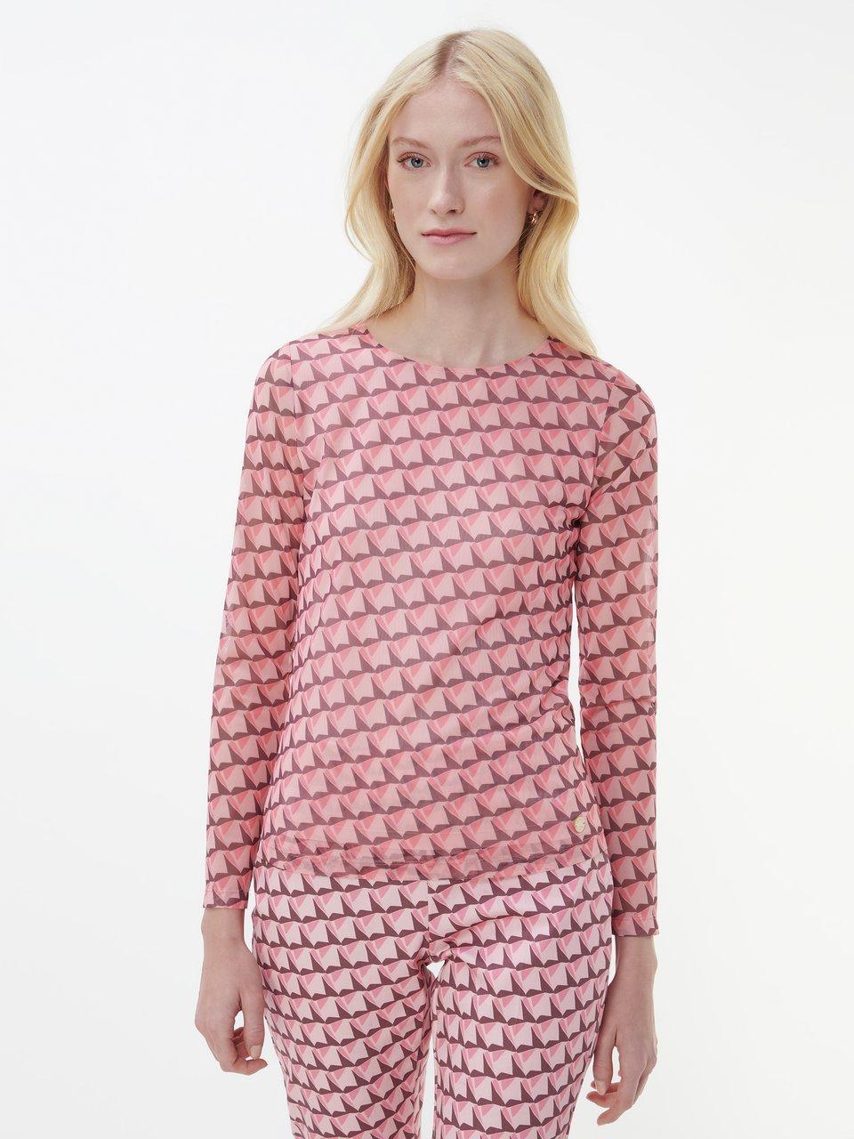 Uta Raasch - Mesh-Shirt mit Rundhals-Ausschnitt