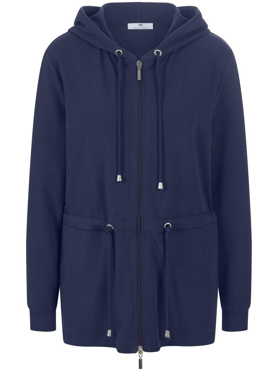 Kapuzen-Sweatjacke Peter Hahn blau günstig online kaufen