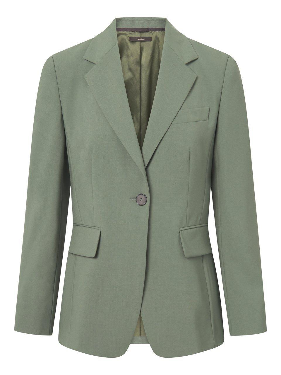 Windsor Lange blazer Van  groen