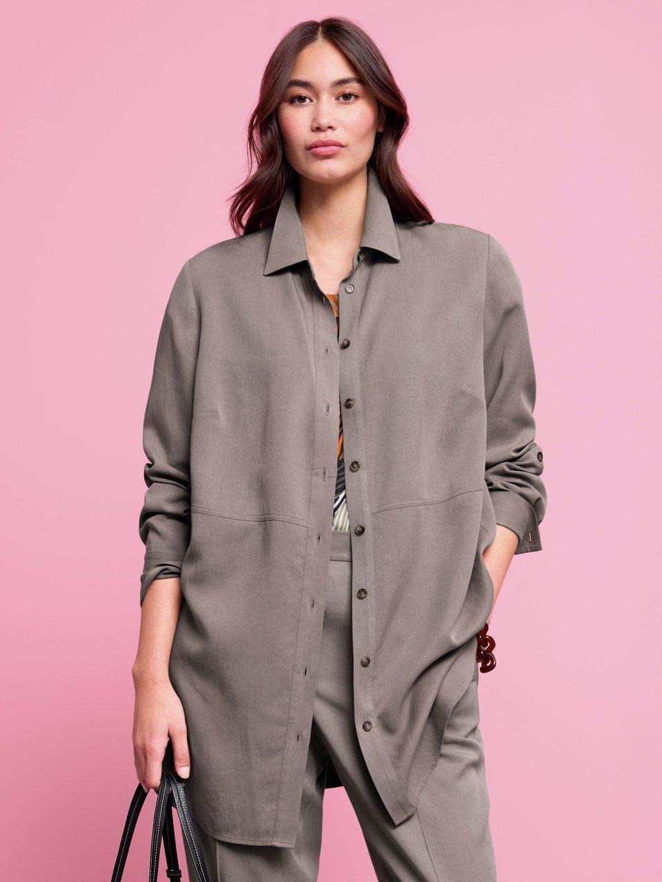 Lange blouse Van Anna Aura beige