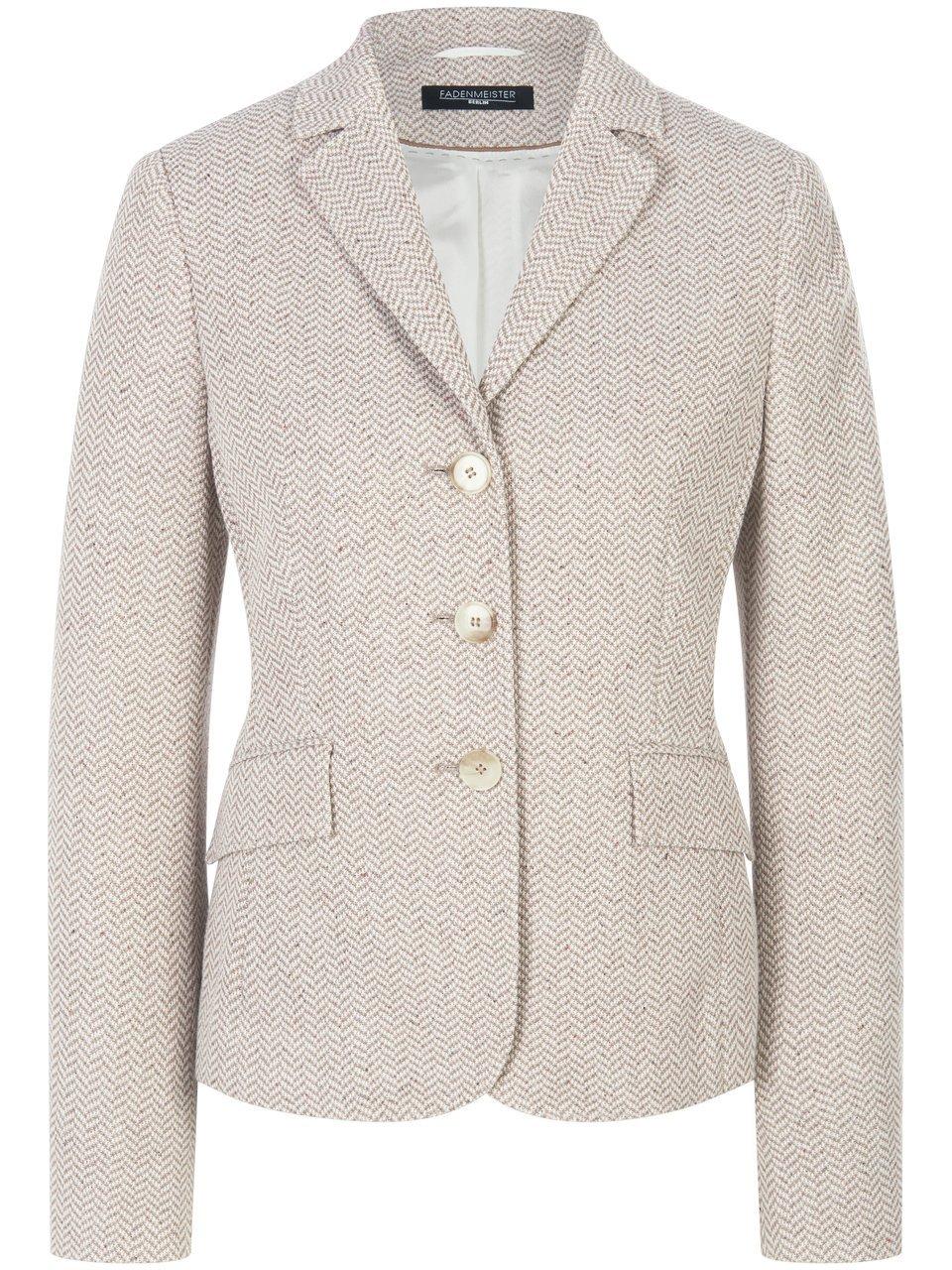 Jersey-Blazer Fadenmeister Berlin beige günstig online kaufen