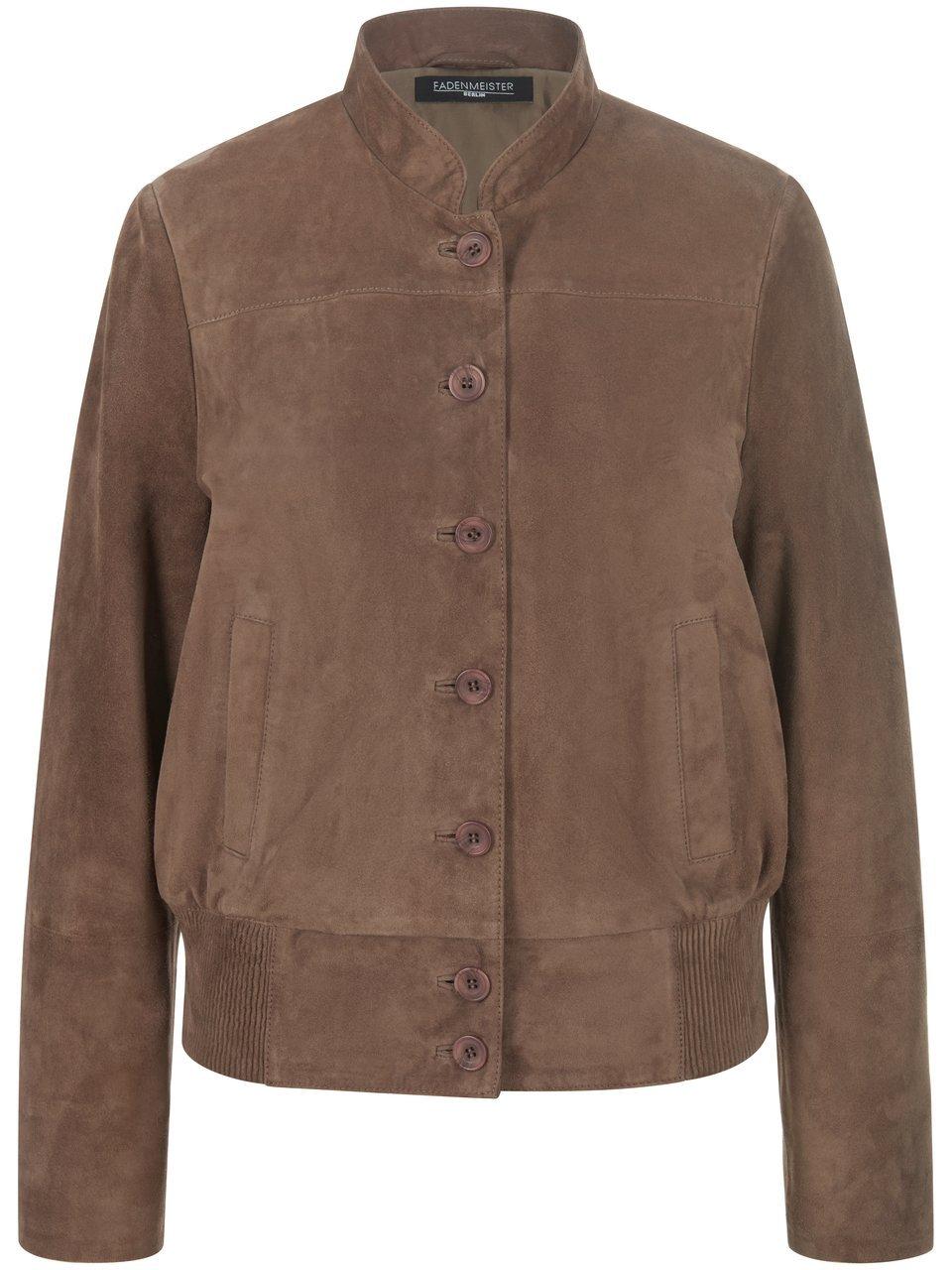 Lederblouson Fadenmeister Berlin beige günstig online kaufen