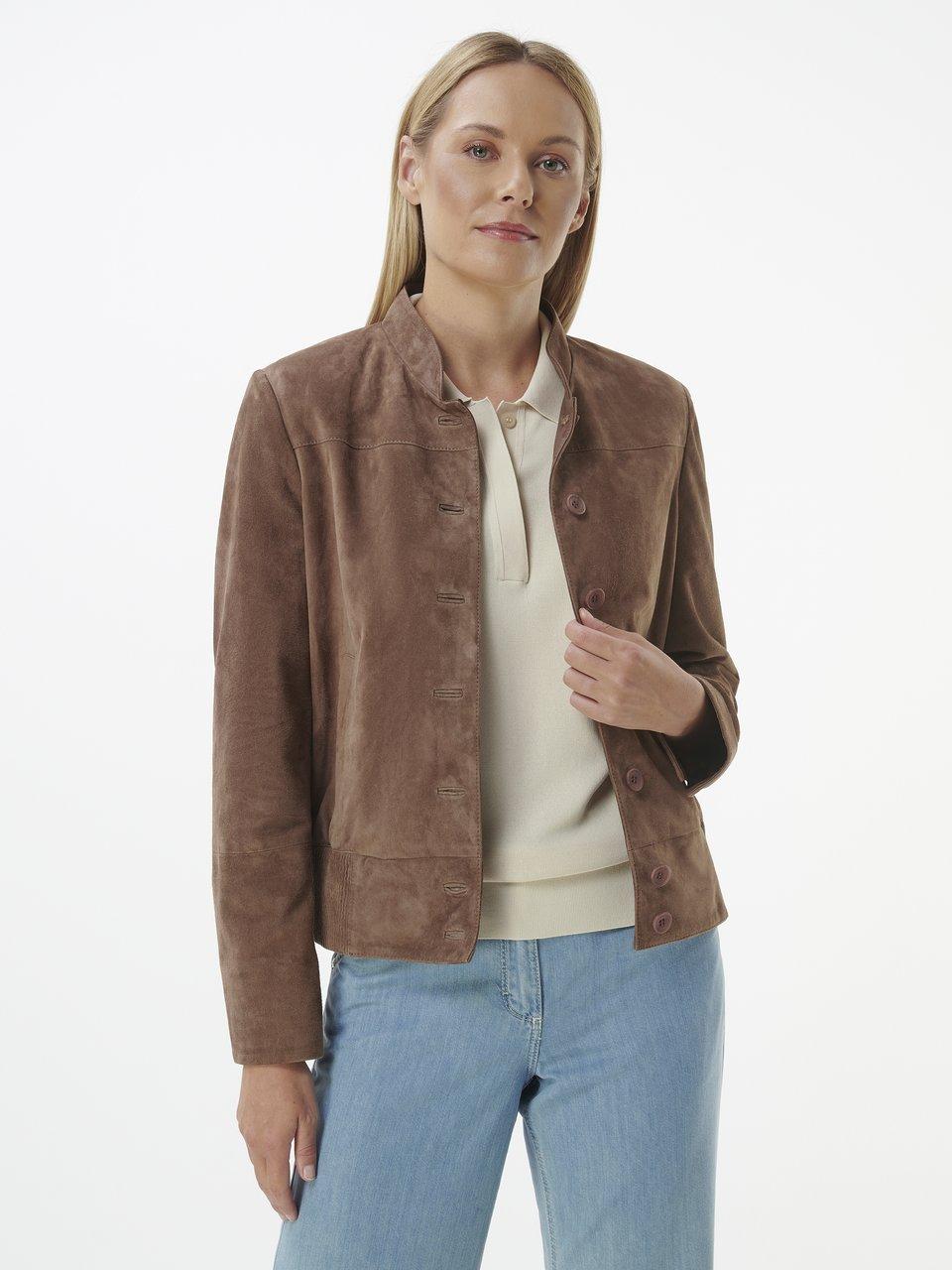Fadenmeister Berlin - Le blouson en cuir velours de chèvre