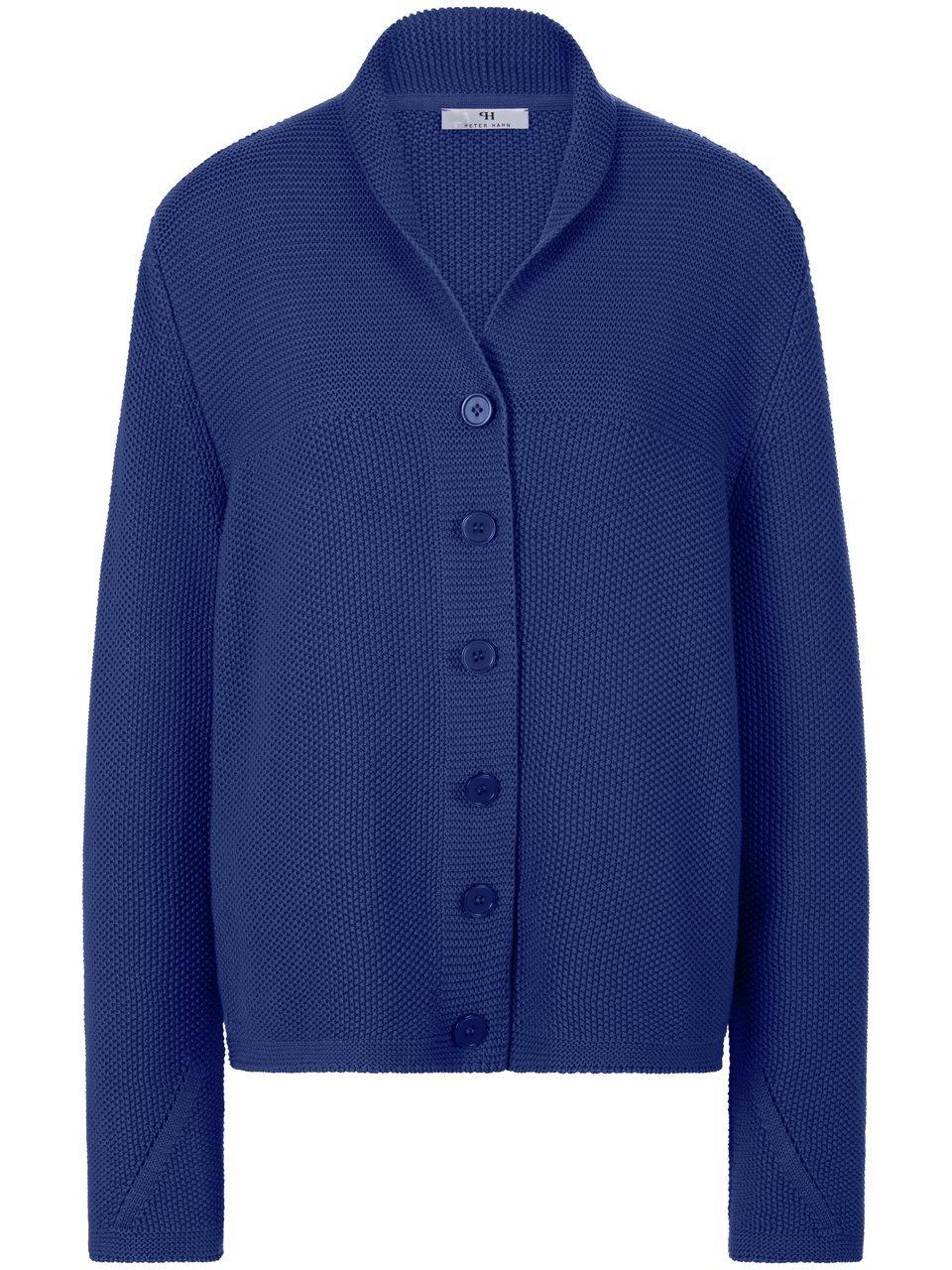 Strickjacke Peter Hahn blau günstig online kaufen