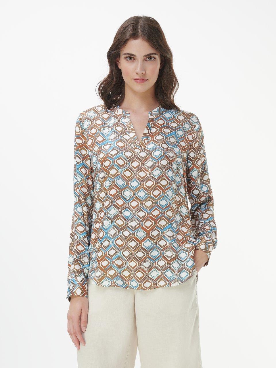 Peter Hahn - Bluse mit Rundhals-Ausschnitt