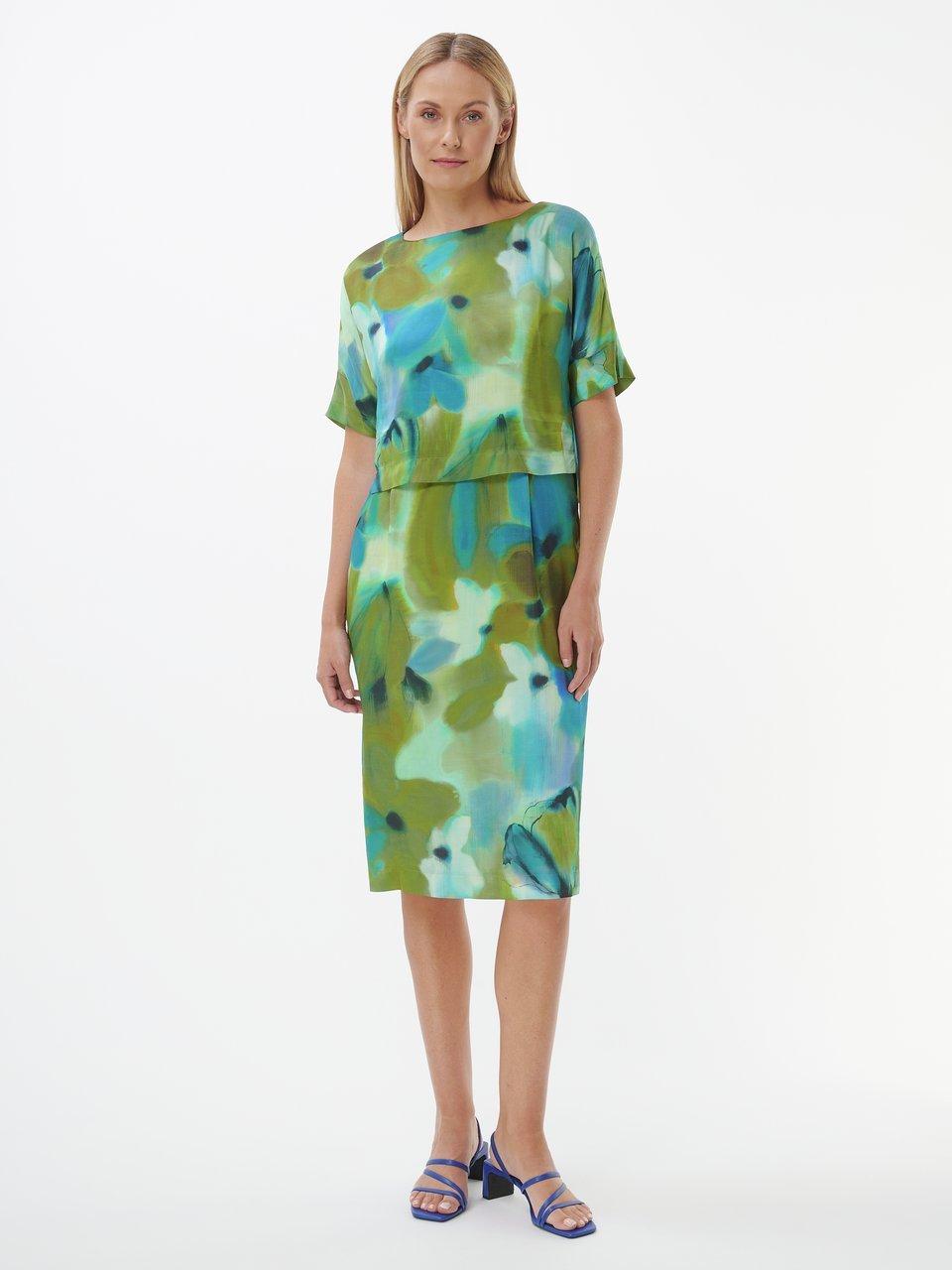 Fadenmeister Berlin - Kleid mit Rundhals-­Ausschnitt