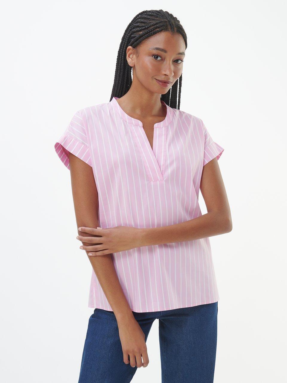 Peter Hahn - Bluse mit Rundhals-Ausschnitt