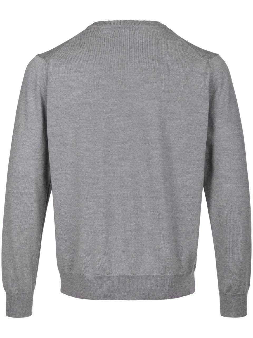 Thumbnail - Rundhals-Pullover Peter Hahn grau