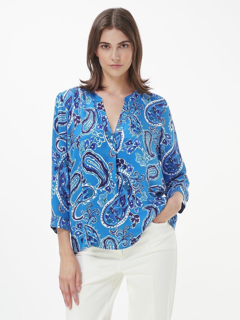 Peter Hahn - Bluse mit Rundhals-Ausschnitt