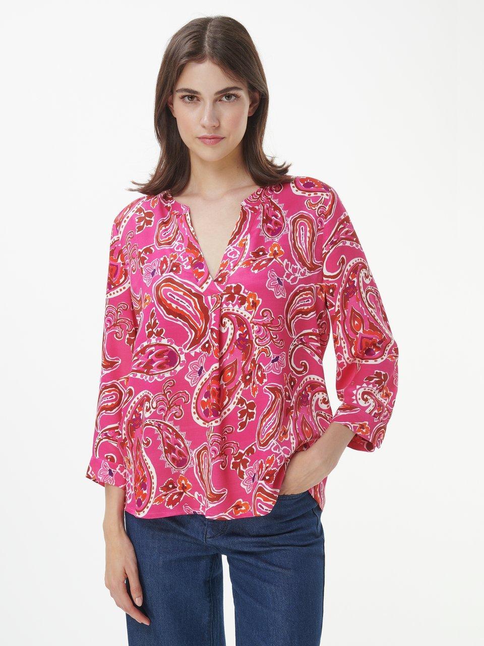 Peter Hahn - Bluse mit Rundhals-Ausschnitt