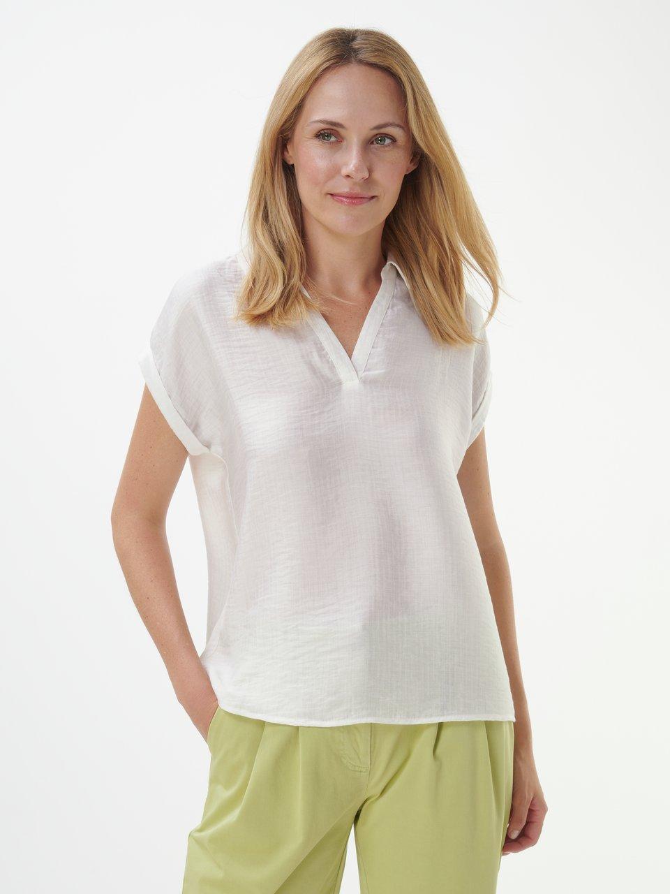 Peter Hahn - Bluse mit V-Ausschnitt