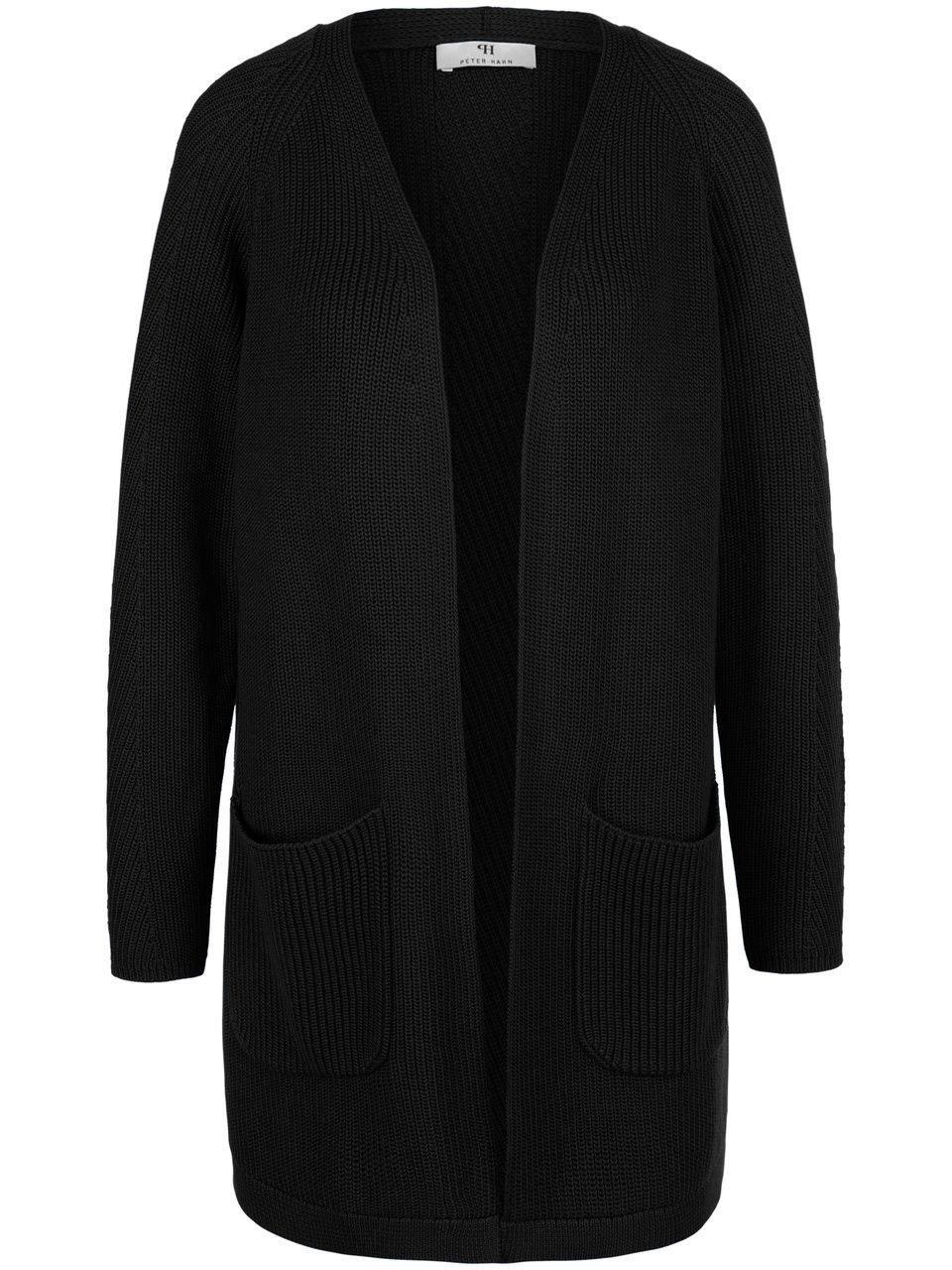 Thumbnail - Peter Hahn - Strickjacke, schwarz, Gr. 38 / S - Baumwolle