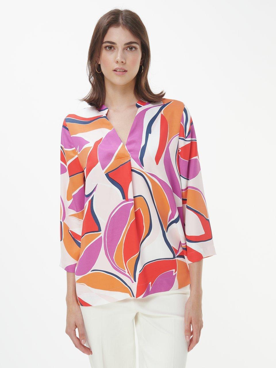 Eterna - Bluse mit V-Ausschnitt
