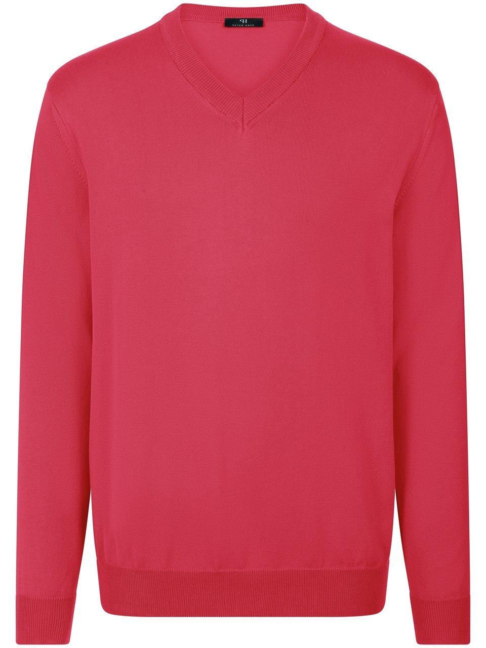 V-Pullover Peter Hahn rot günstig online kaufen