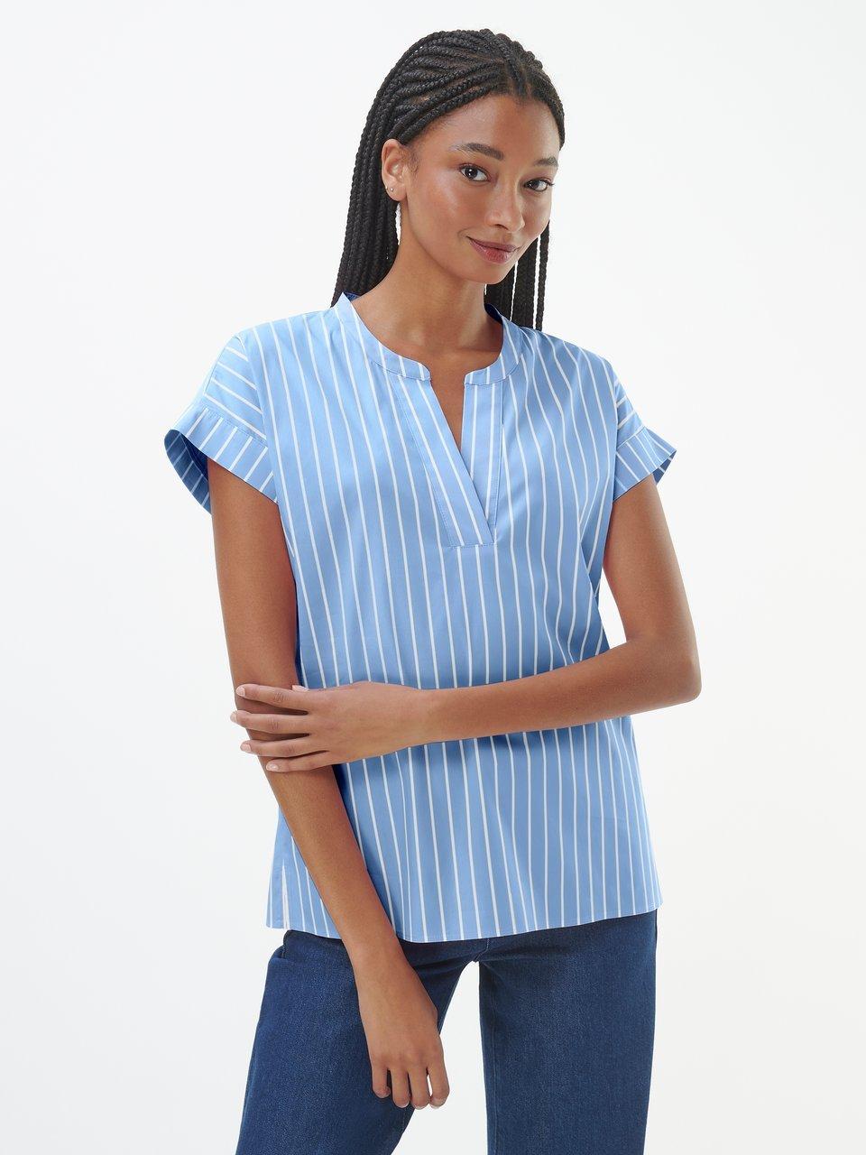 Peter Hahn - Bluse mit Rundhals-Ausschnitt