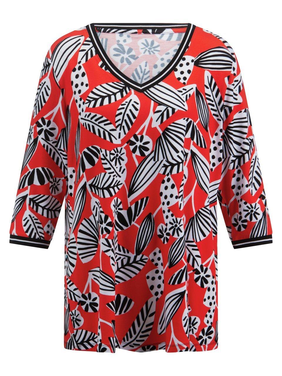 V-Shirt 3/4-Arm Emilia Lay rot günstig online kaufen