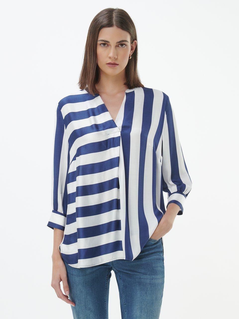 Peter Hahn - Bluse mit V-Ausschnitt