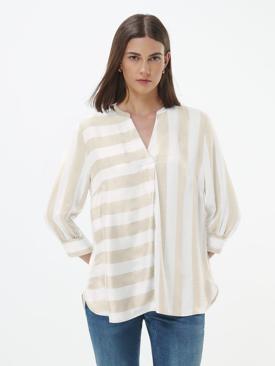 Peter Hahn - Bluse mit V-Ausschnitt