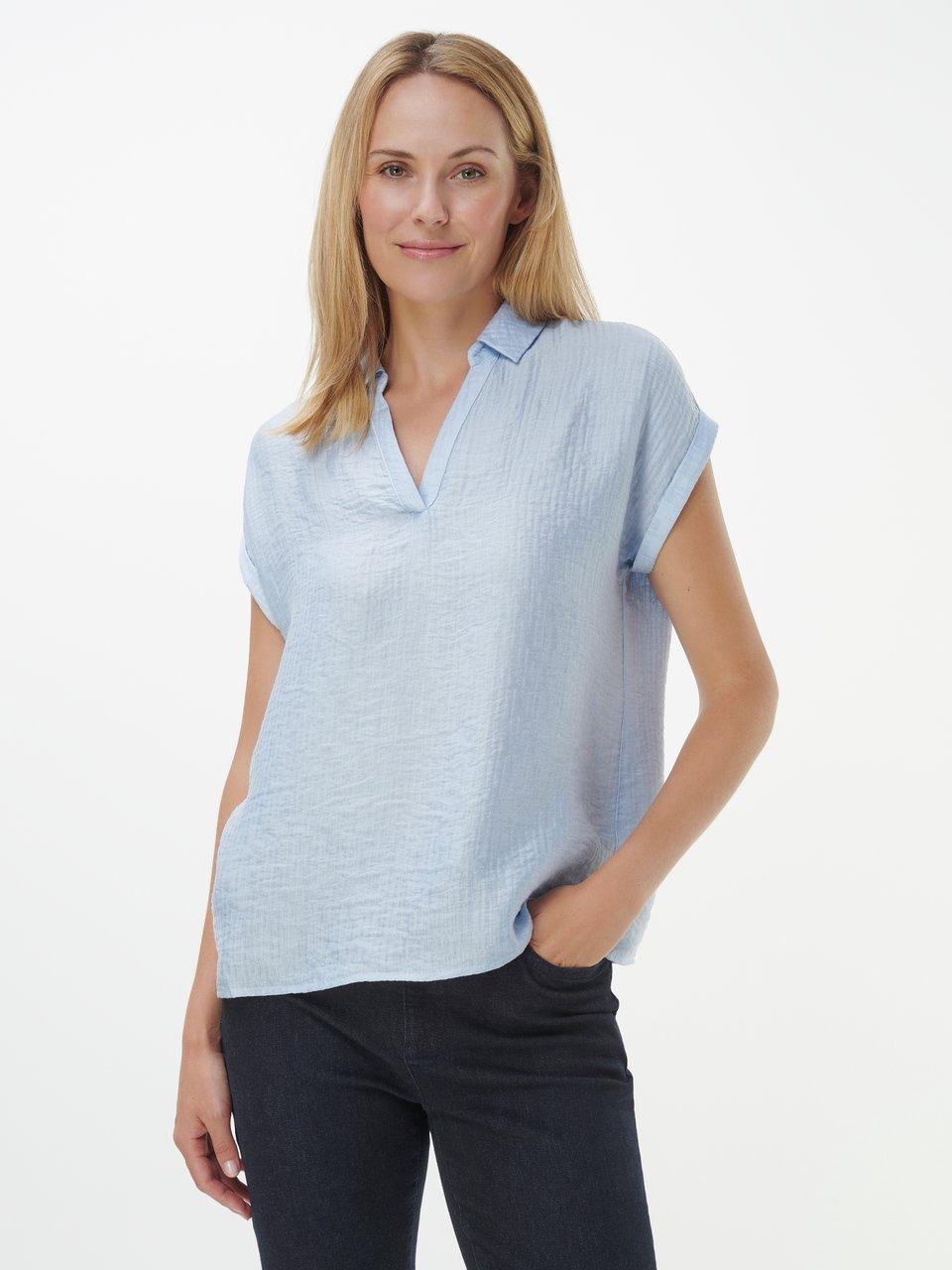 Peter Hahn - Bluse mit V-Ausschnitt