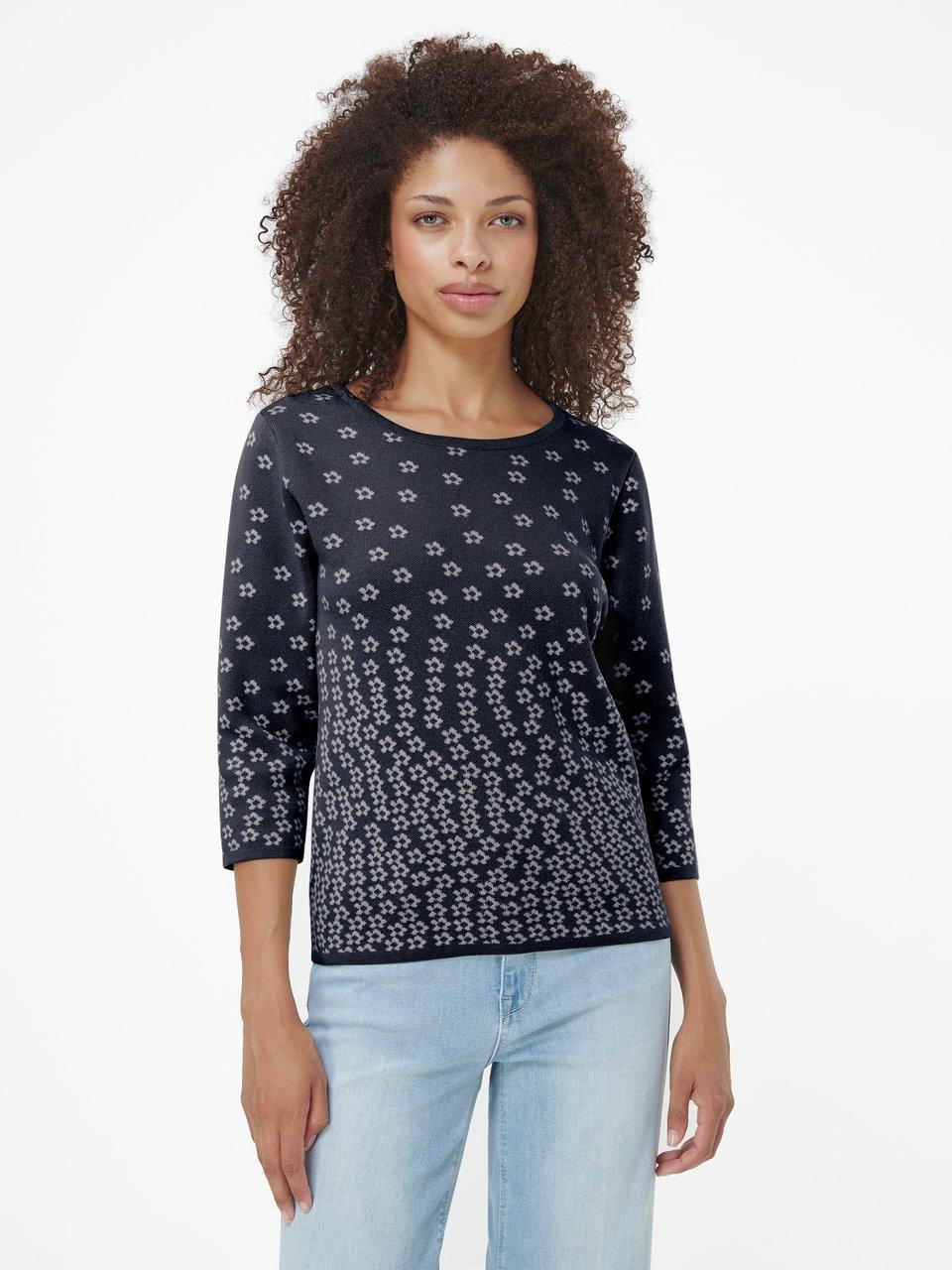 Peter Hahn - Rundhals-Pullover mit 3/4-Arm