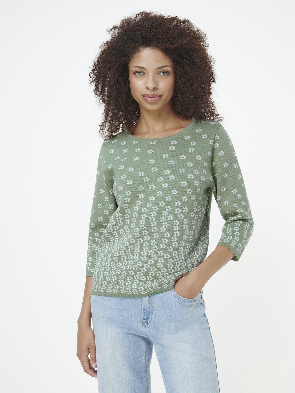 Peter Hahn - Rundhals-Pullover mit 3/4-Arm
