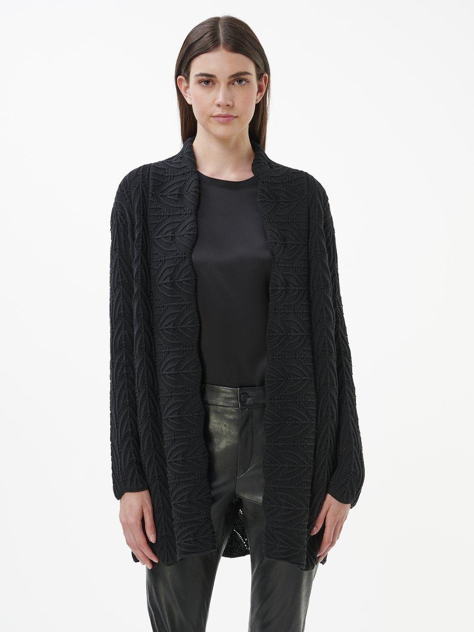 Peter Hahn - Long-Strickjacke