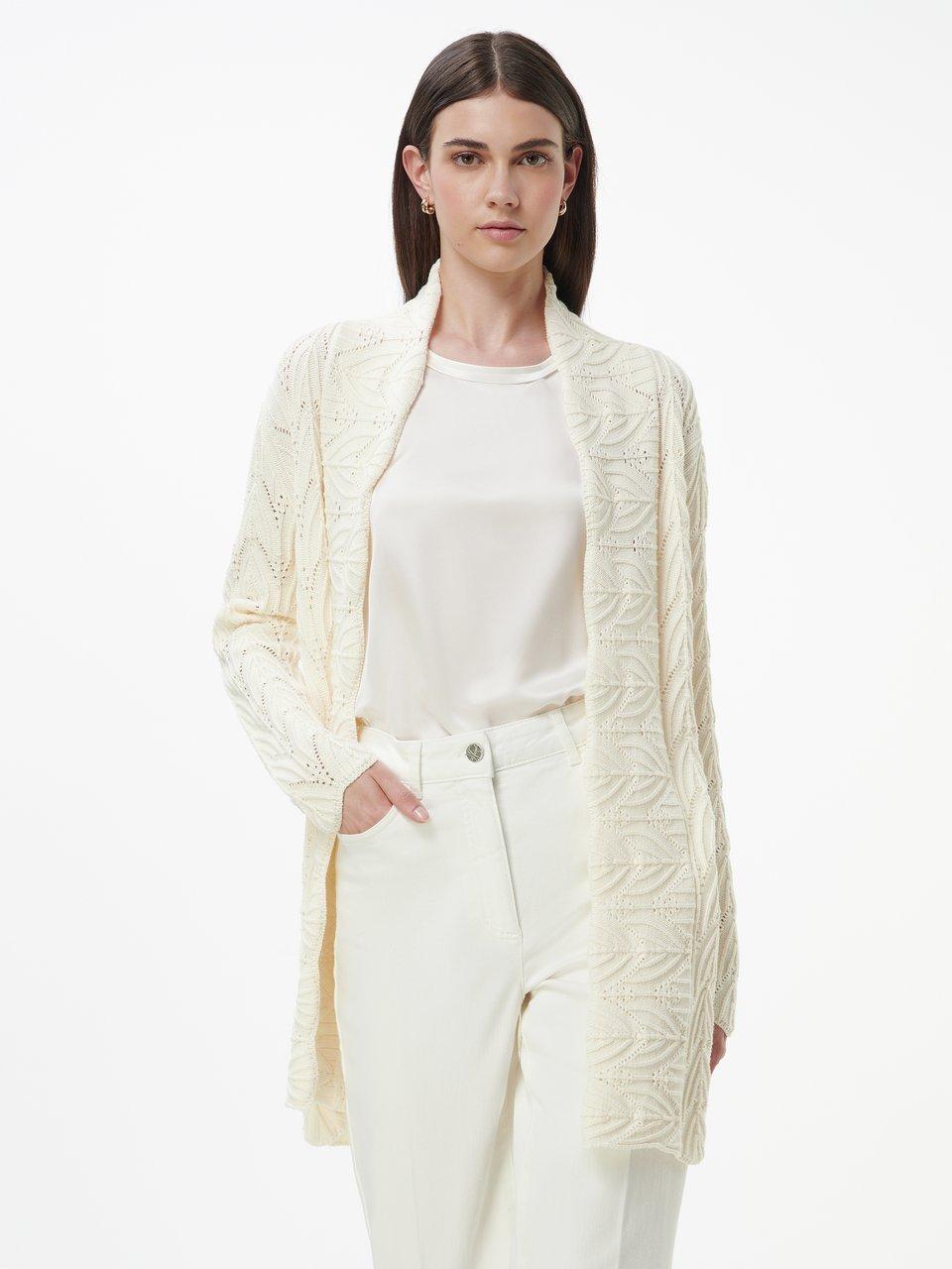 Peter Hahn - Long-Strickjacke