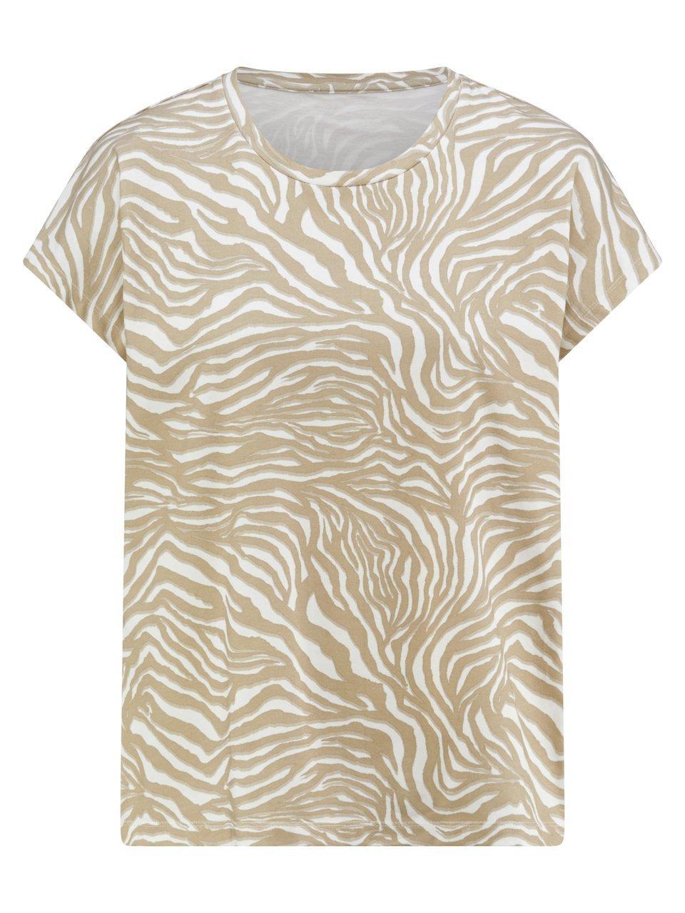 T-Shirt Rundhals-­Ausschnitt Peter Hahn beige günstig online kaufen