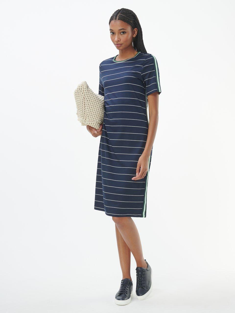Peter Hahn - Jersey-Kleid mit Rundhals-Ausschnitt