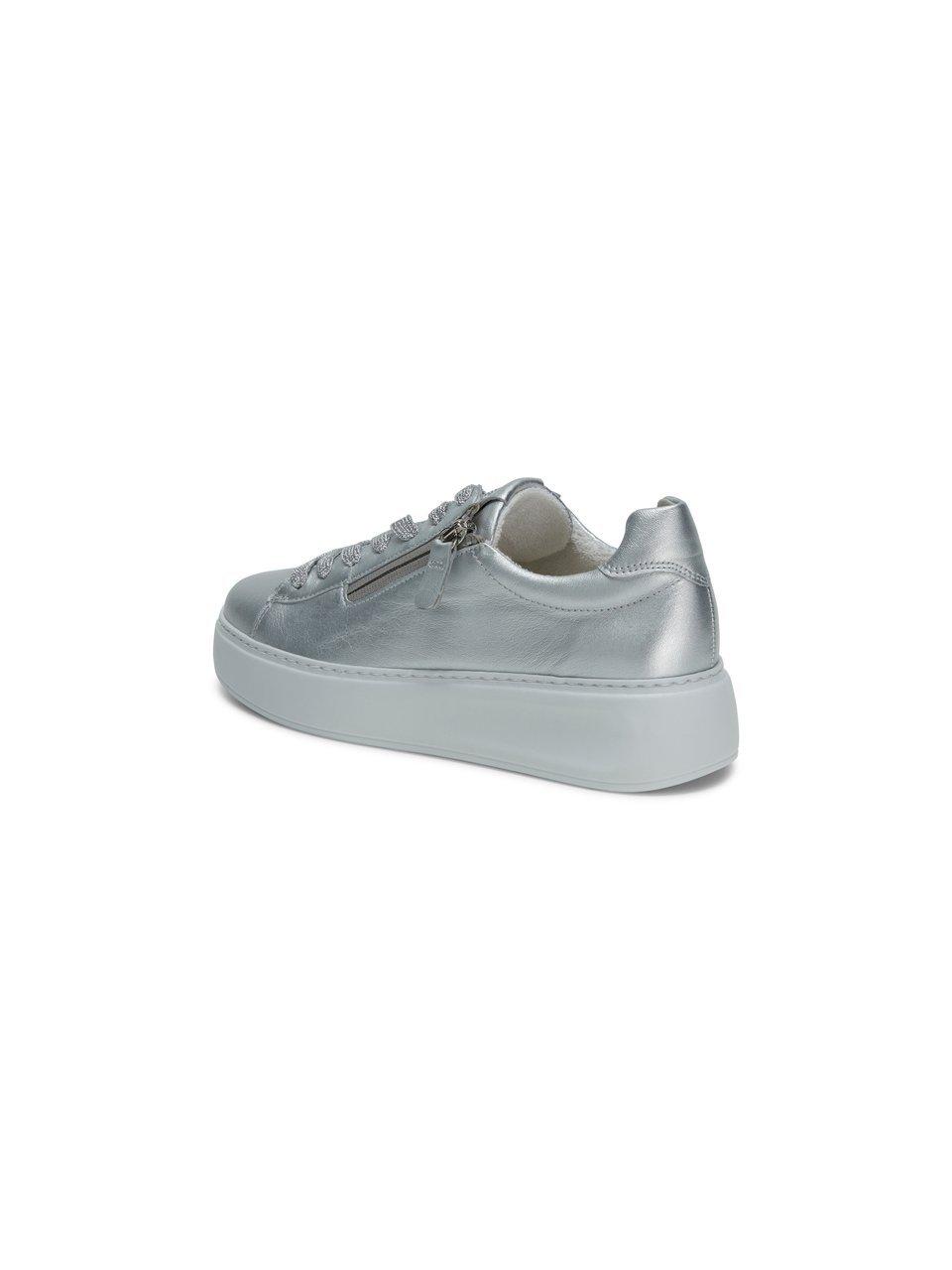 Plateau-Sneaker Gabor Comfort silber