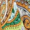 blanc/mandarine clair/multicolore-117367