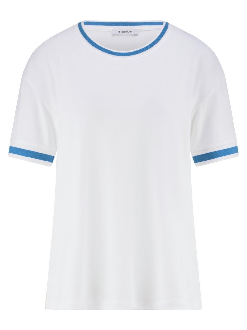 T-Shirt Rundhals-­Ausschnitt Peter Hahn weiss günstig online kaufen