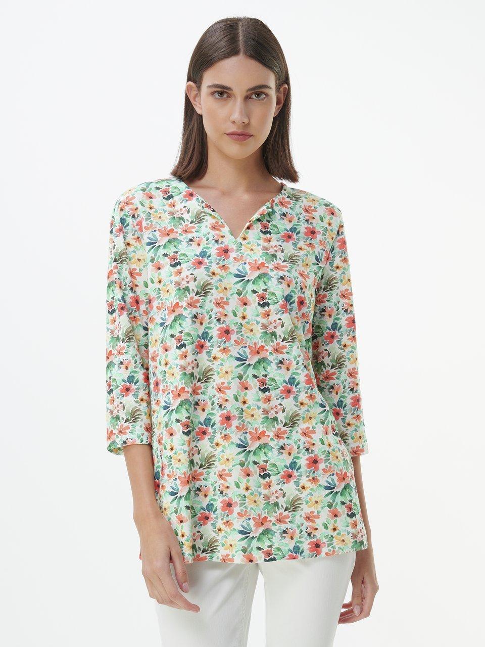 Green Cotton - Splitneck-Shirt Erika