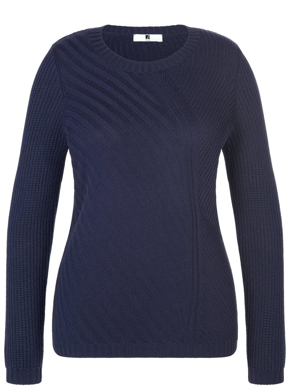 Rundhals-Pullover Anna Aura blau günstig online kaufen