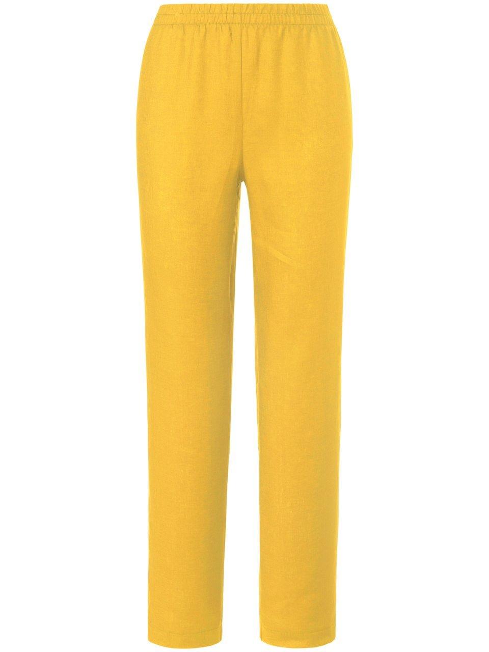 Hose aus 100% Leinen Peter Hahn gelb günstig online kaufen