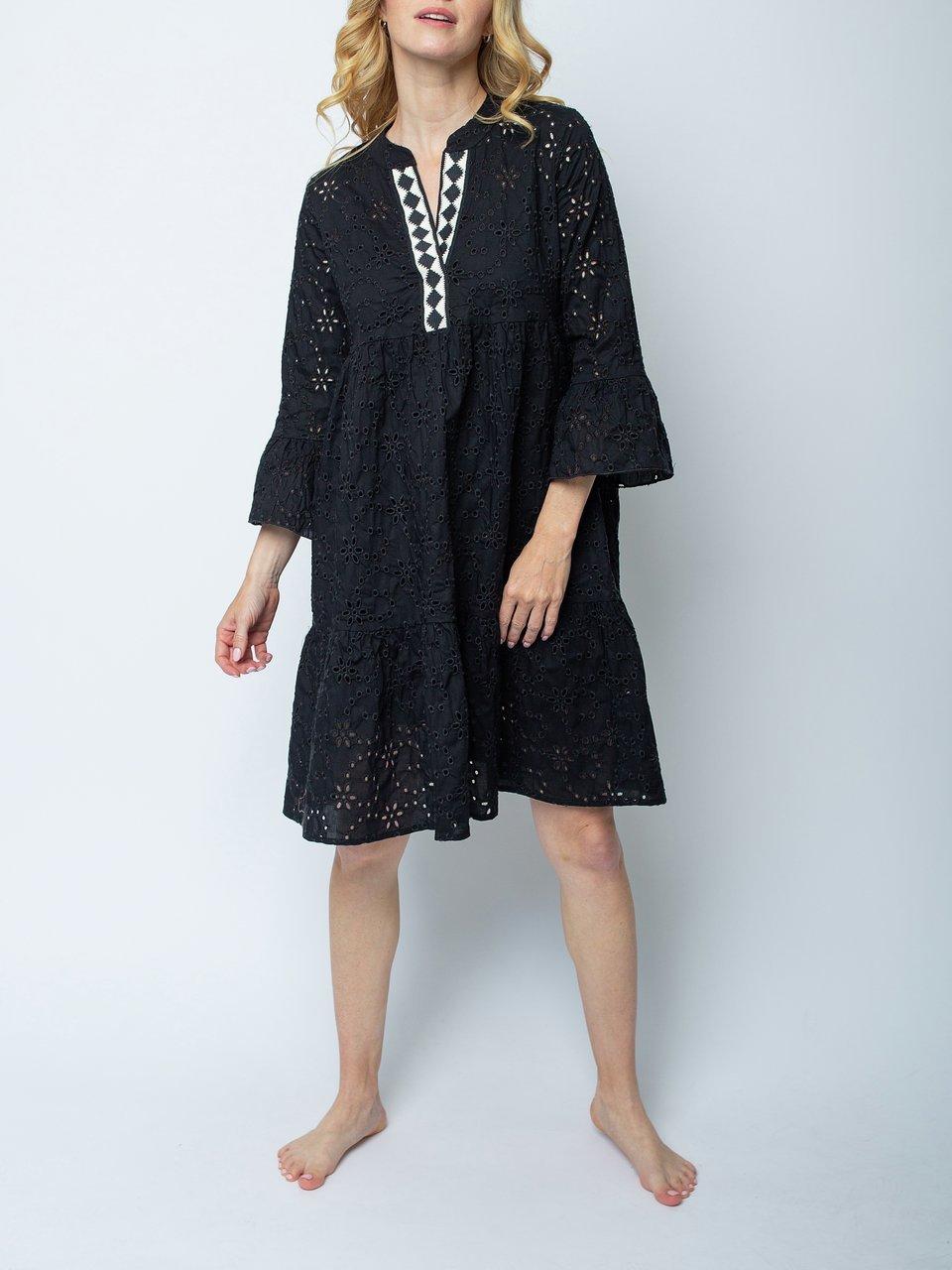 Emily van den Bergh - Jurk met 3/4 volantmouwen