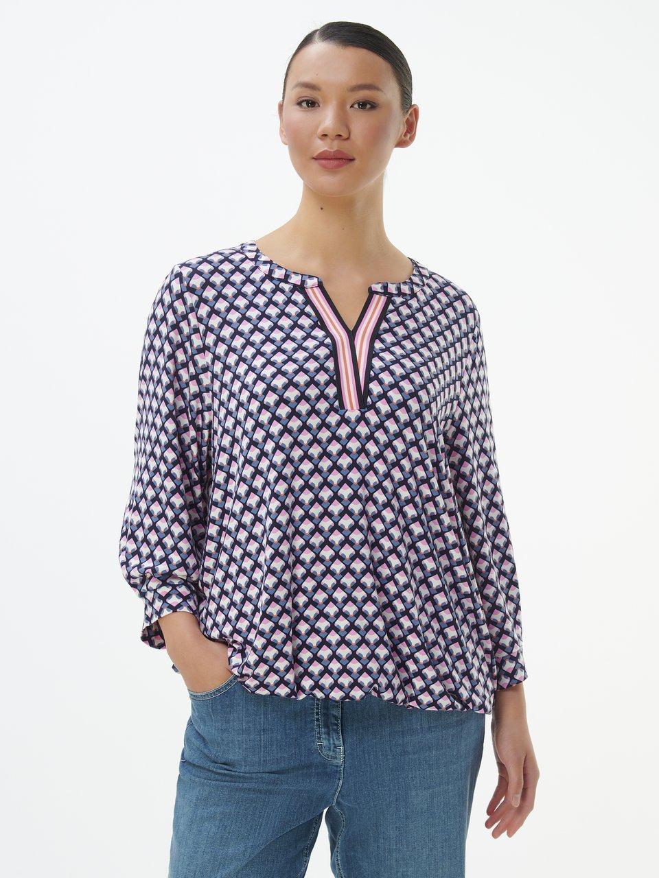 Via Appia Due - Shirt mit V-Öffnung