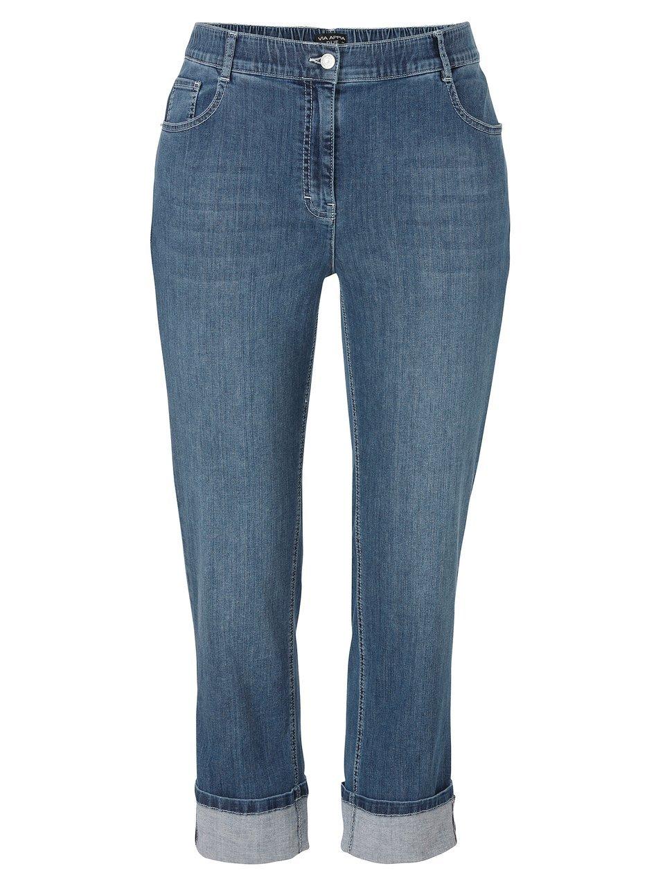 Thumbnail - Via Appia Due - 7/8-Jeans zum Schlupfen, denim, Gr. 42 / M - Baumwolle