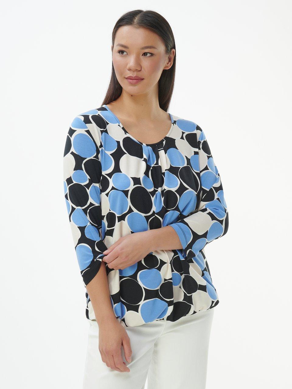 Via Appia Due - Rundhals-Shirt mit 3/4-Arm