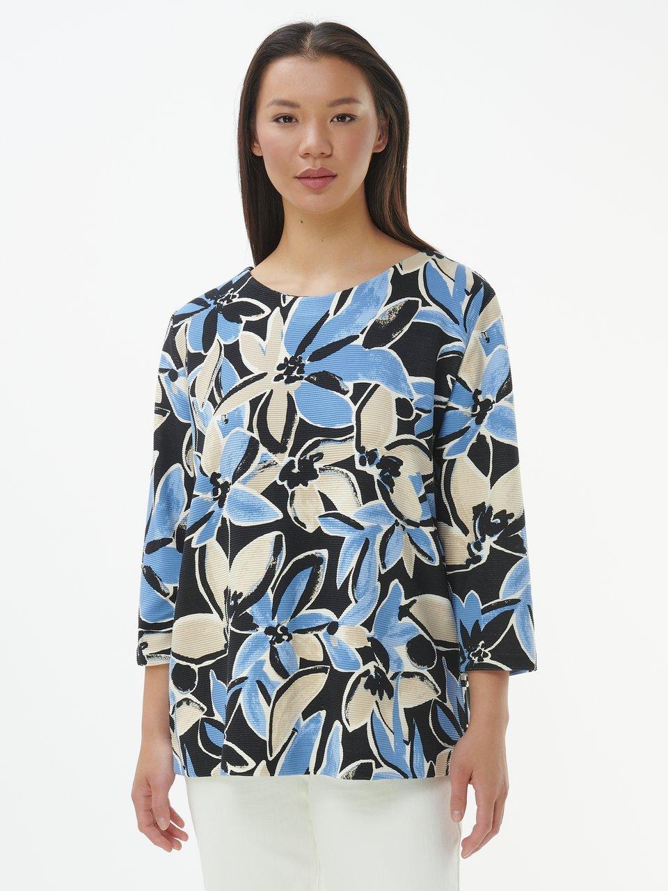 Via Appia Due - Gestructureerd shirt met 3/4 mouwen