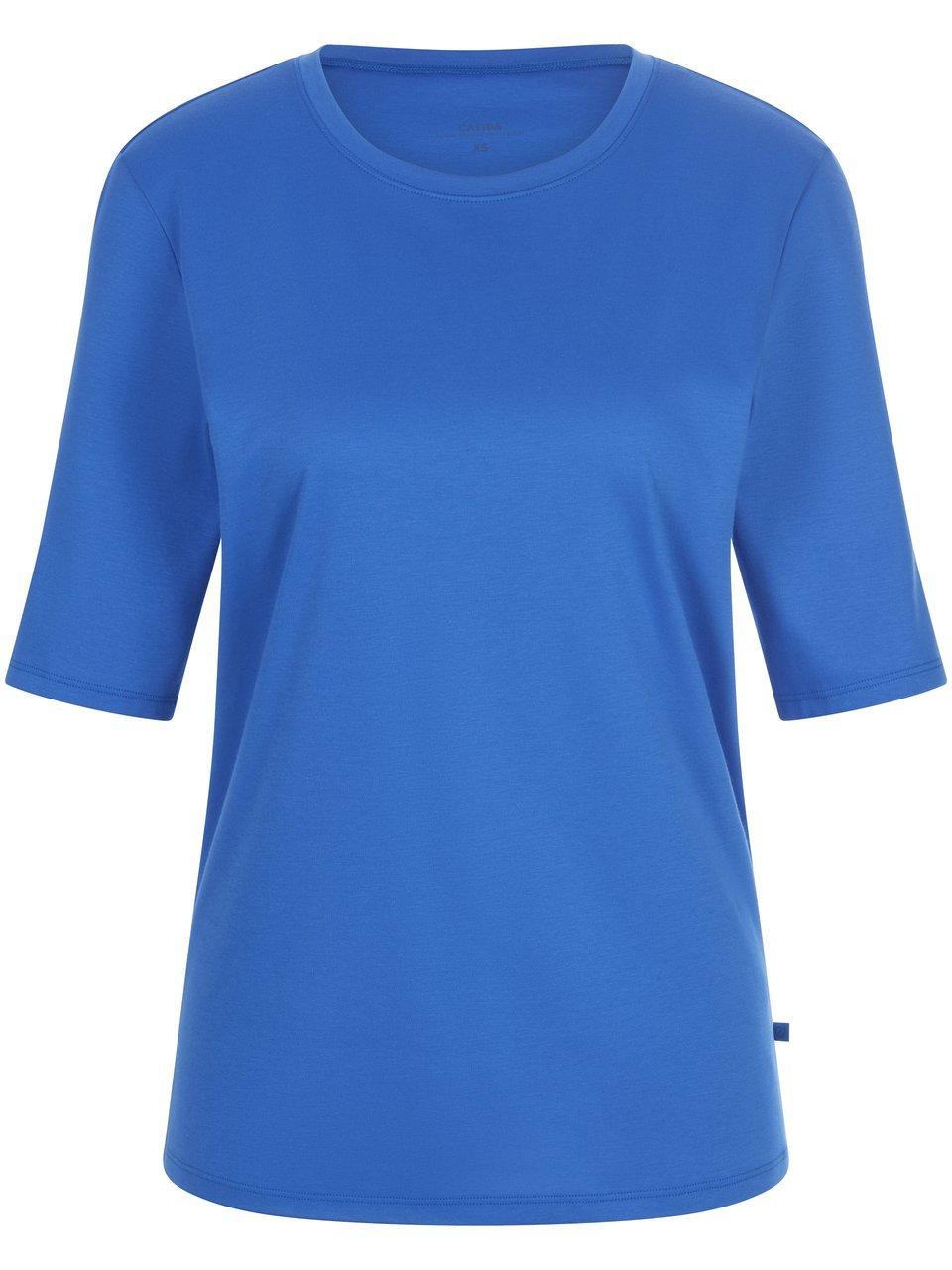 Pyjama-Shirt Rundhals-­Ausschnitt Calida blau günstig online kaufen