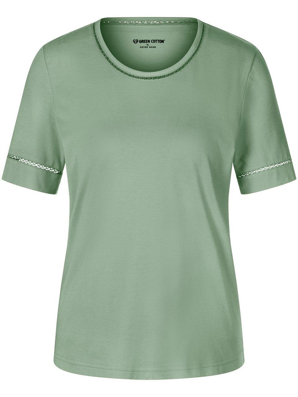 Rundhals-Shirt Frida Green Cotton grün günstig online kaufen