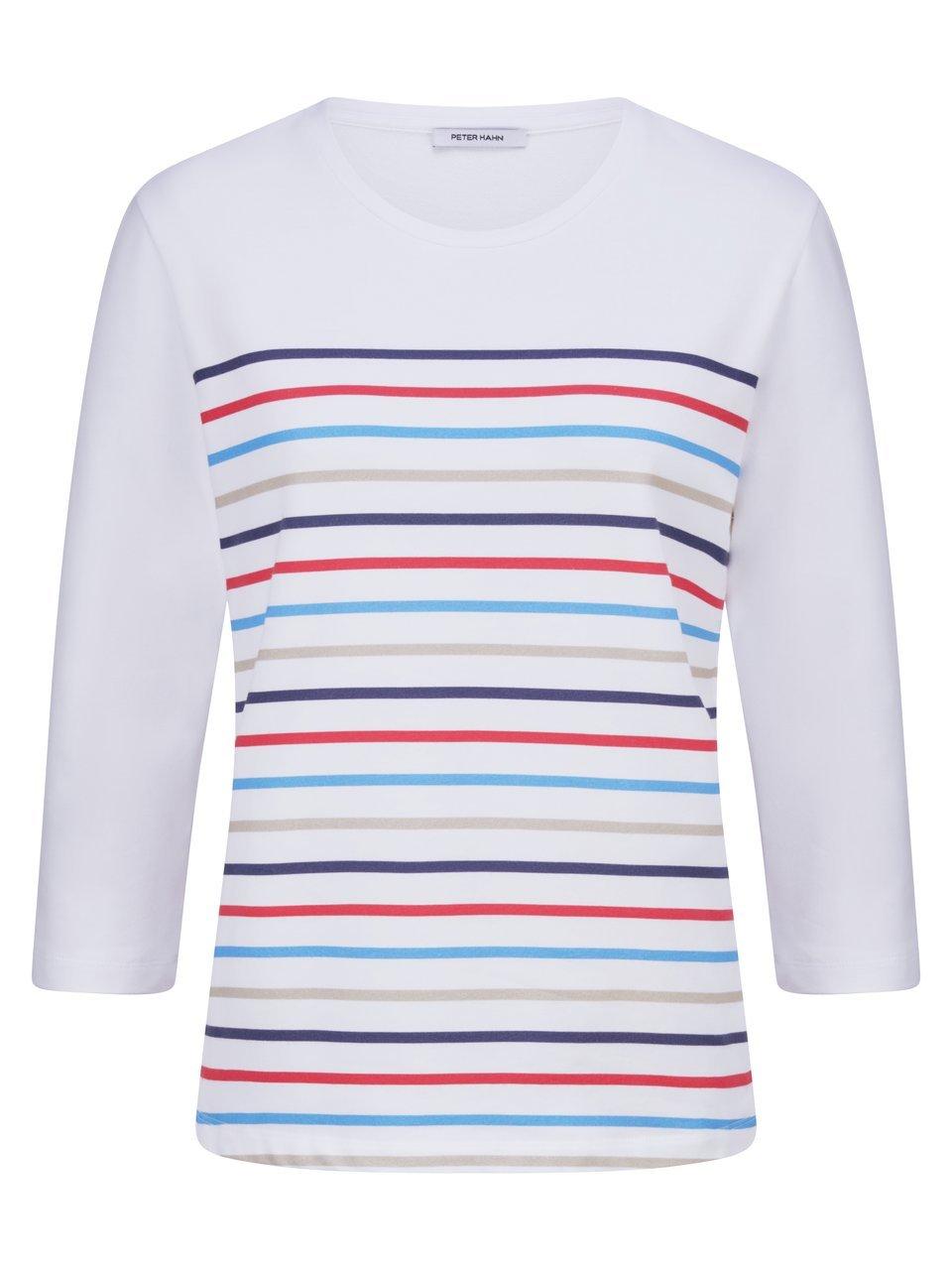 Shirt Rundhals-Ausschnitt Peter Hahn weiss günstig online kaufen